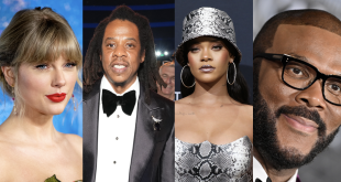 Taylor Swift, Jay Z, Rihanna, Tyler Perry and More Land On 2024 Forbes Celebrity Billionaire List